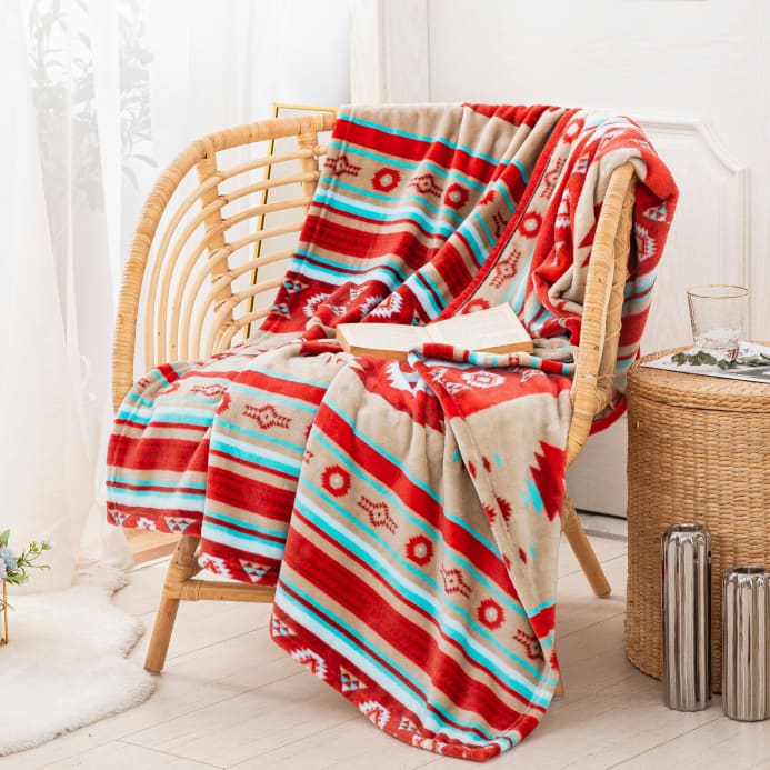 Stella Aztec Western Throw Blanket