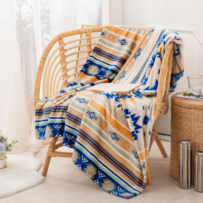 Stella Aztec Western Throw Blanket