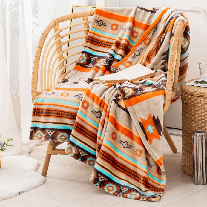 Stella Aztec Western Throw Blanket